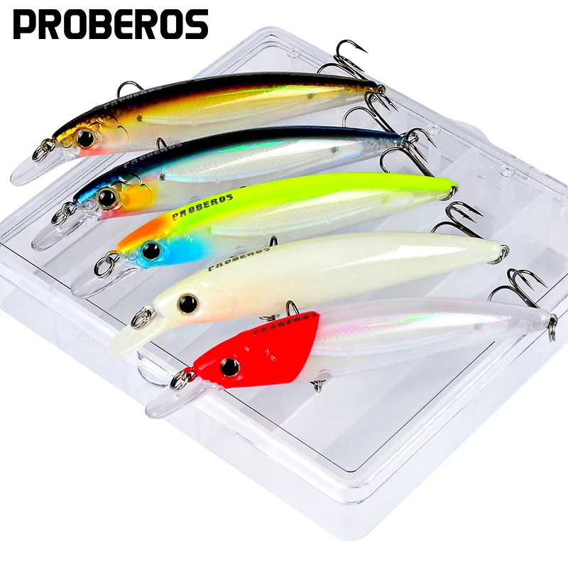 PROBEROS 5Pcs/lot Minnow Fishing Lures VIB Fishing Bait 11cm 13cm Artificial Hard Baits Fishing Tackle
PROBEROS 5Pcs/lot Minnow Fishing Lures VIB Fishing Bait 11cm 13cm Artificial Hard Baits Fishing Tackle