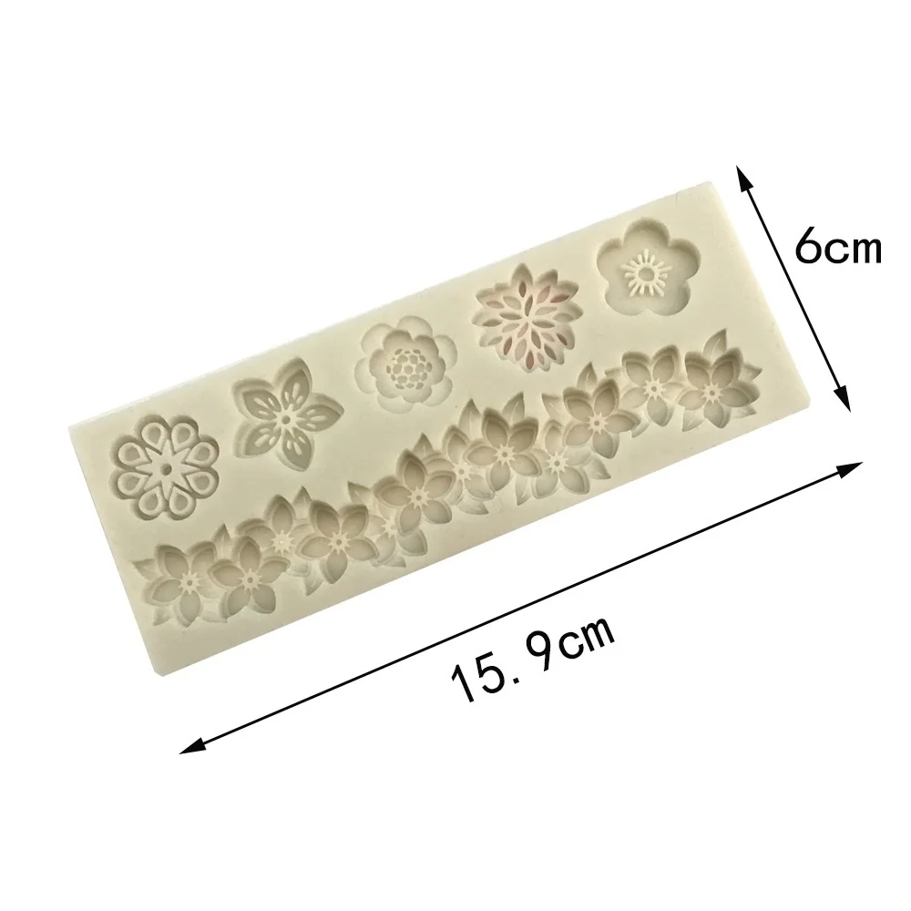 Flowers A Variety of Fondant Silicone Mold DIY Cake Circumference Mold Soft Candy Mold
Flowers A Variety of Fondant Silicone Mold DIY Cake Circumference Mold Soft Candy Mold