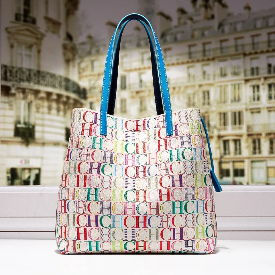 100% Сумки из натуральной кожи в различных стилях, женские сумки-мешки с принтом букв CH, знаменитые дизайнерские кошельки, роскошная брендова... 
100% Сумки из натуральной кожи в различных стилях, женские сумки-мешки с принтом букв CH, знаменитые дизайнерские кошельки, роскошная брендова...