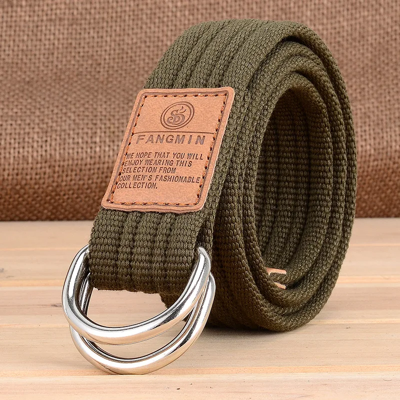 110CM Fashion Casual Men Women Sport Canvas Belt Double Ring Buckle Tactical Military Waist Belt Training Combat Belts
110CM Fashion Casual Men Women Sport Canvas Belt Double Ring Buckle Tactical Military Waist Belt Training Combat Belts