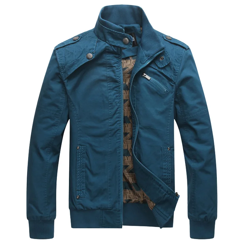 Куртка мужская демисезонная с воротником-стойкой и длинными рукавами
Куртка мужская демисезонная с воротником-стойкой и длинными рукавами