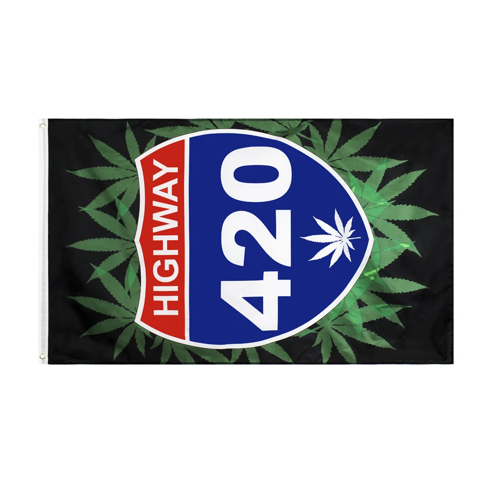 Dsflag90X150cm Highway 420 Weed Flag For Decoration Bar Party Music Festival Tattoo Shop
Dsflag90X150cm Highway 420 Weed Flag For Decoration Bar Party Music Festival Tattoo Shop