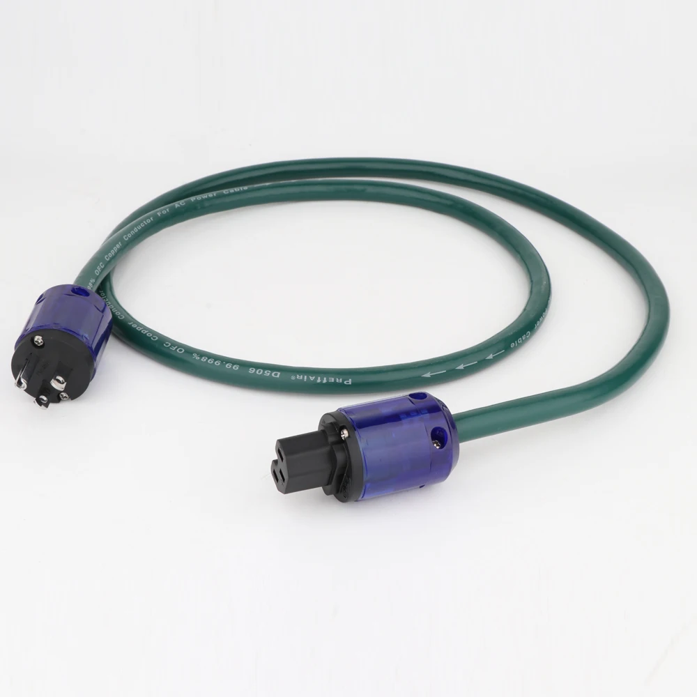 Preffair High Quality D506 Power cable 99.998% OFC Copper Conductor Power Line Audio Cable EU/US Power cord Cable
Preffair High Quality D506 Power cable 99.998% OFC Copper Conductor Power Line Audio Cable EU/US Power cord Cable