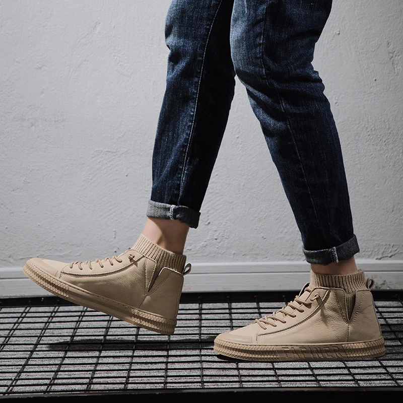 High Top Shoes Men Hightop Sneakers Men Men's Boots Shoes High Top Mens Fashion Boot Leather Man Casual Loafers For
High Top Shoes Men Hightop Sneakers Men Men's Boots Shoes High Top Mens Fashion Boot Leather Man Casual Loafers For