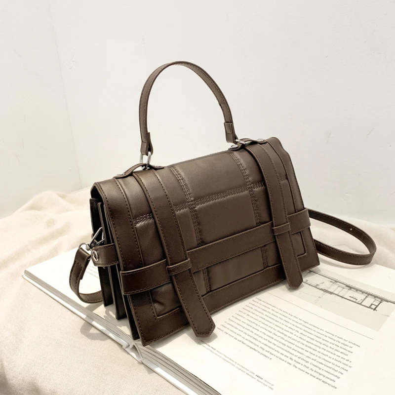 Fashion Solid Color High Quality Pu Leather Shoulder Bags for Women 2021 New Casual Concise Messenger Bag
Fashion Solid Color High Quality Pu Leather Shoulder Bags for Women 2021 New Casual Concise Messenger Bag