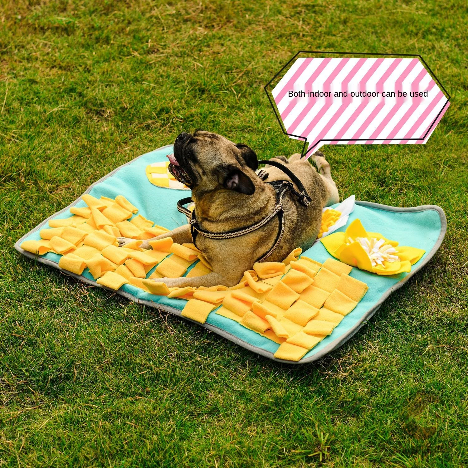 Pet Dog Snuffle Mat Pet Sniffing Training Blanket Detachable Fleece Pads Dog Mat Relieve Stress Nosework Puzzle Toy Pet Nose Pad
Pet Dog Snuffle Mat Pet Sniffing Training Blanket Detachable Fleece Pads Dog Mat Relieve Stress Nosework Puzzle Toy Pet Nose Pad