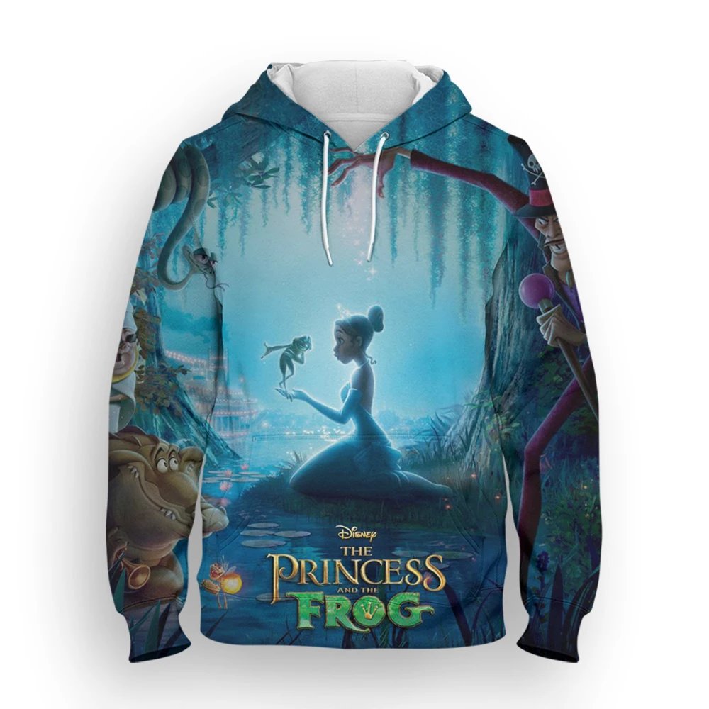 Cartoon Anime Man Sweatshirts Disney 3D Print The Princess and the Frog Woemn Hoodies Fashion Spring Boy Girl Kids Tracksuit
Cartoon Anime Man Sweatshirts Disney 3D Print The Princess and the Frog Woemn Hoodies Fashion Spring Boy Girl Kids Tracksuit