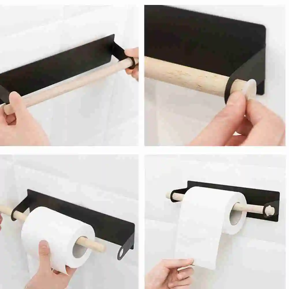 Bathroom Wood Towel Hanger Rack Bar Kitchen Cabinet Cling Film Rag Hanging Holder Organizer Toilet Roll Paper Holder Shelf
Bathroom Wood Towel Hanger Rack Bar Kitchen Cabinet Cling Film Rag Hanging Holder Organizer Toilet Roll Paper Holder Shelf