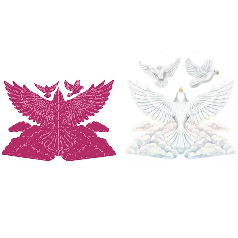 3d Big White Dove Metal Cutting Dies Bird Cut Die Mold Decoration Scrapbook Paper Craft Knife Mould Blade Punch Stencils Dies
3d Big White Dove Metal Cutting Dies Bird Cut Die Mold Decoration Scrapbook Paper Craft Knife Mould Blade Punch Stencils Dies