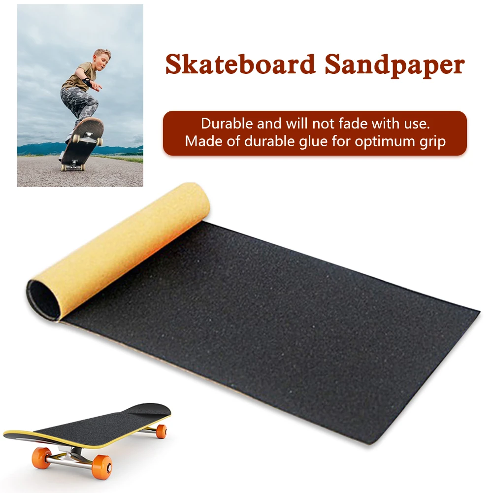 Professional PVC Skateboard Sand Paper Self-Adhesive Deck Grip Tape Tear-resistant Skate Scooter Sticker Sandpaper
Professional PVC Skateboard Sand Paper Self-Adhesive Deck Grip Tape Tear-resistant Skate Scooter Sticker Sandpaper