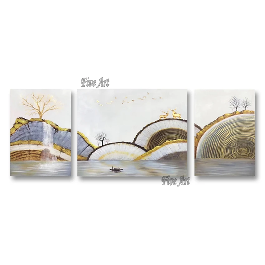 Unframed 3PCS Group Oil Painting Canvas Wall Decor Art Hand Painted Gold Foil Abstract Paintings Picture Artwork Wall Decor
Unframed 3PCS Group Oil Painting Canvas Wall Decor Art Hand Painted Gold Foil Abstract Paintings Picture Artwork Wall Decor