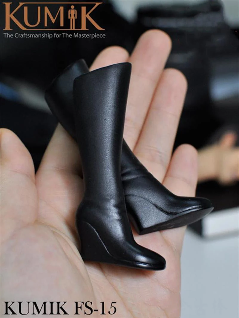 KUMIK 1/6th Black Female High Black Boots Hollow Shoes For Usual 12inch Women Figures Collectable
KUMIK 1/6th Black Female High Black Boots Hollow Shoes For Usual 12inch Women Figures Collectable