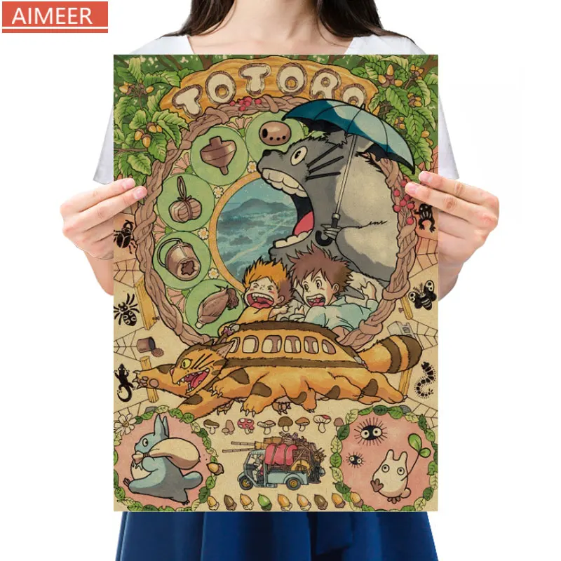 AIMEER Hayao Miyazaki аниме Мой сосед Тоторо Классический Ностальгический ретро крафт