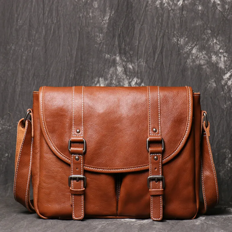 Men Bags Genuine Leather Briefcase Cow Leather Messenger Shoulder Laptop Bag Men's Business A4 Files Package Designer Work Bag
Men Bags Genuine Leather Briefcase Cow Leather Messenger Shoulder Laptop Bag Men's Business A4 Files Package Designer Work Bag