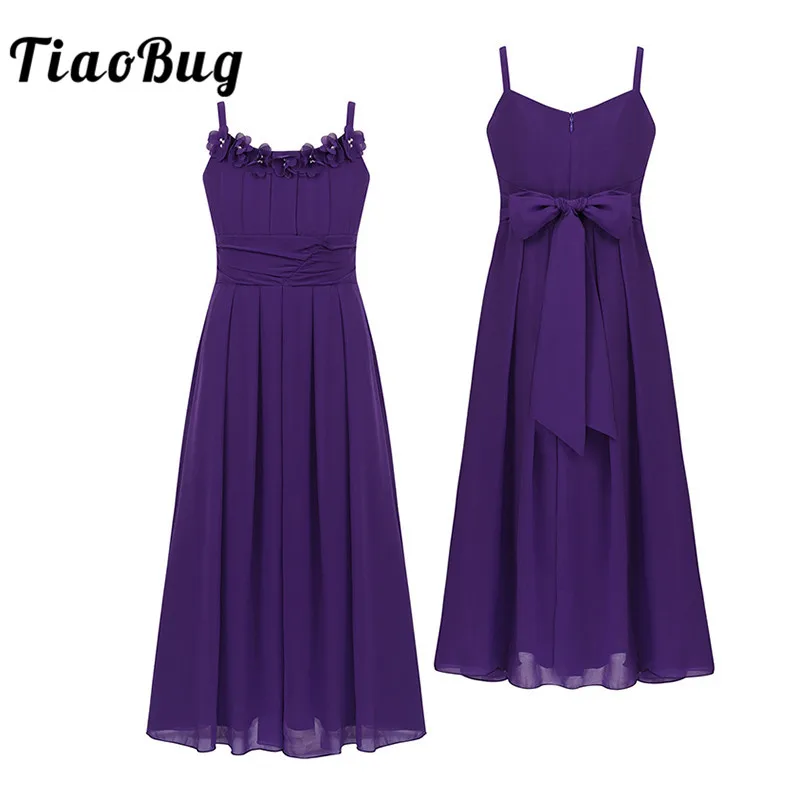 ChicTry Kids Teens Spaghetti Straps Chiffon Birthday Prom Party Pageant Long Dress Girls Ballroom Modern Lyrical Dance Costumes 
ChicTry Kids Teens Spaghetti Straps Chiffon Birthday Prom Party Pageant Long Dress Girls Ballroom Modern Lyrical Dance Costumes