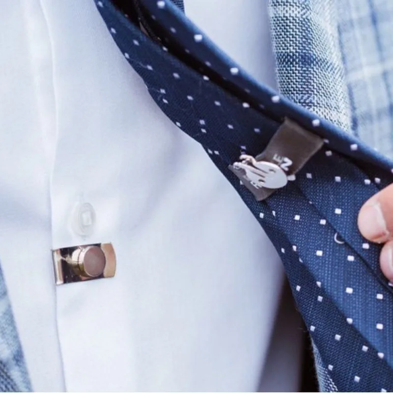 Magnetic Invisible Tie Clip Automatically Fixed Stainless Steel Metal Shirt Tie Clips Creative Jewelry for Men Women Accessories
Magnetic Invisible Tie Clip Automatically Fixed Stainless Steel Metal Shirt Tie Clips Creative Jewelry for Men Women Accessories