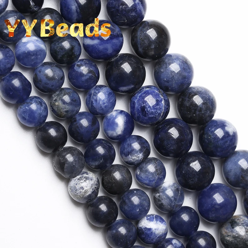 Natural Old Blue Sodalite Stone Beads Round Loose Charm Spacer Beads For Jewelry Making Women Bracelets Ear Studs 4 6 8 10 12mm 
Natural Old Blue Sodalite Stone Beads Round Loose Charm Spacer Beads For Jewelry Making Women Bracelets Ear Studs 4 6 8 10 12mm