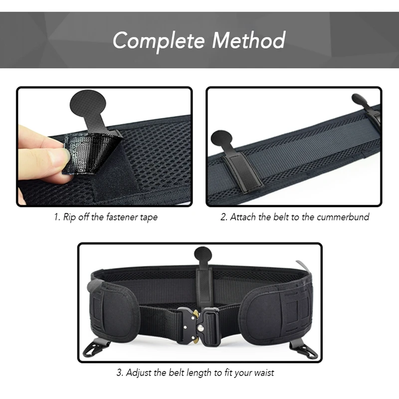 Adjustable Sport Belt Men Padded Waist Belt Quick Release Combat CS Equipment Battle Hunting Belt
Adjustable Sport Belt Men Padded Waist Belt Quick Release Combat CS Equipment Battle Hunting Belt