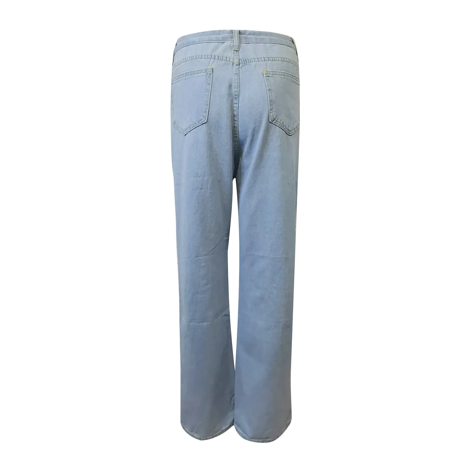 Women's Summer Fashion Mid-rise Ripped Denim Straight-leg Casual Trousers Oversize Jeans Harajuku Streetwear Casual Denim Pants
Women's Summer Fashion Mid-rise Ripped Denim Straight-leg Casual Trousers Oversize Jeans Harajuku Streetwear Casual Denim Pants