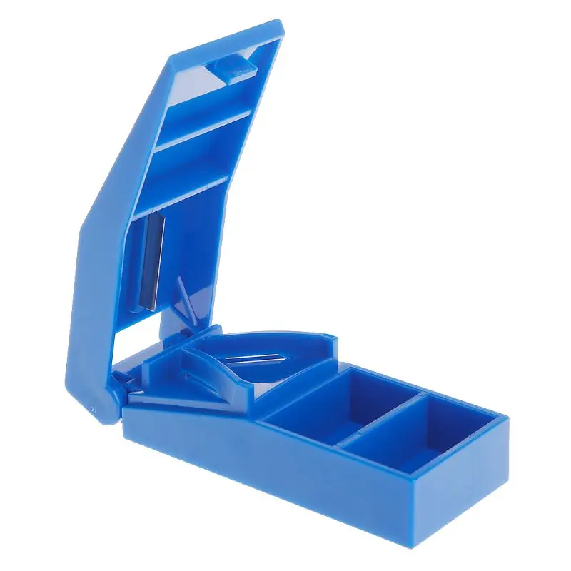 New Pill Storage Compartment Box Case Medicine Holder Tablet Cutter Splitter Q1QD
New Pill Storage Compartment Box Case Medicine Holder Tablet Cutter Splitter Q1QD