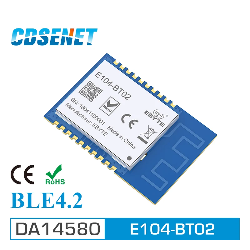2,4 ГГц DA14580 синий зуб ble 4,2 радиочастотный модуль приемопередатчик E104-BT02 SMD беспроводной передатчик приемник синий зуб модуль
2,4 ГГц DA14580 синий зуб ble 4,2 радиочастотный модуль приемопередатчик E104-BT02 SMD беспроводной передатчик приемник синий зуб модуль