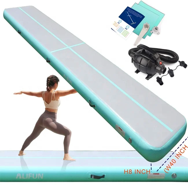 

5m 4m 3m Gymnastics Track PVC Inflatable Gymnastic Gym Exercise Cheap Air Track Tumbling Beginner Floor Mat Trampoline