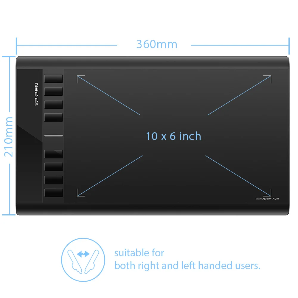 Графический планшет XP-Pen Star03 для рисования, 10x6 дюймов, для начинающих, с 8 Экспресс-клавишами и стилусом P01, без батареек и зарядки
Графический планшет XP-Pen Star03 для рисования, 10x6 дюймов, для начинающих, с 8 Экспресс-клавишами и стилусом P01, без батареек и зарядки