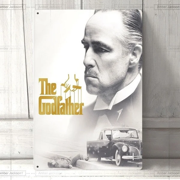 Vintage The Godfather Movie Poster Metal Tin Sign Pin Up Metal Decor Wall Decor Door Plaque,Vintage Decor/Home
Vintage The Godfather Movie Poster Metal Tin Sign Pin Up Metal Decor Wall Decor Door Plaque,Vintage Decor/Home
