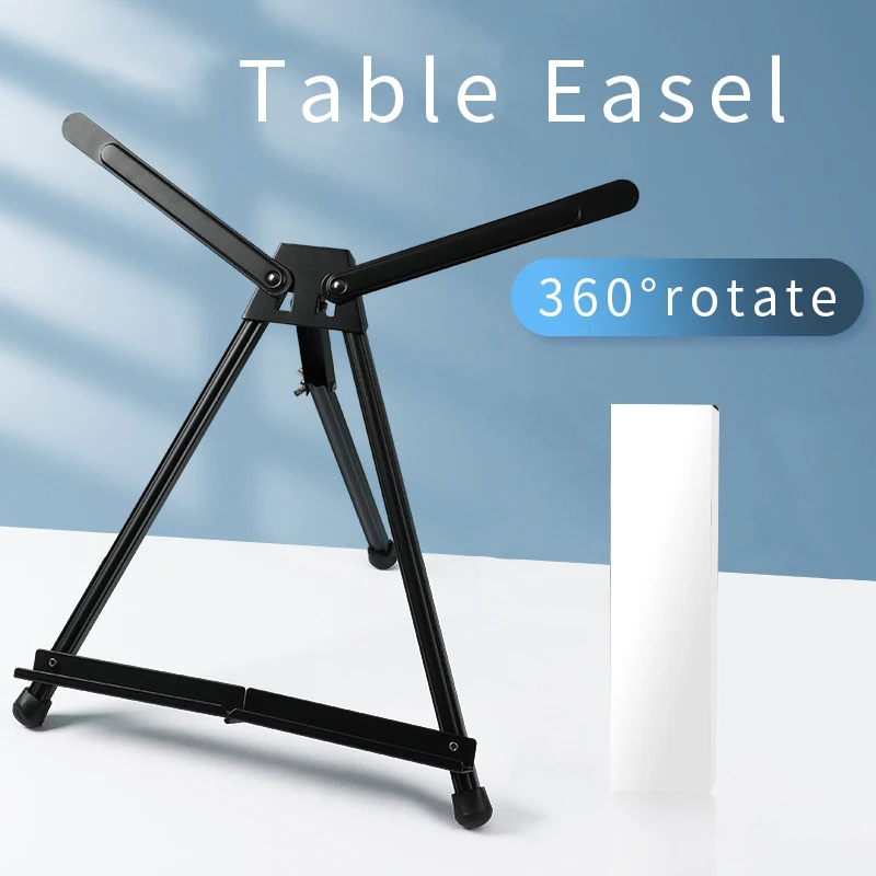 Table Easel Adjustable Black Aluminum Tabletop Display Easel Portable Artist Tripod Stand with Extension Arm Wings
Table Easel Adjustable Black Aluminum Tabletop Display Easel Portable Artist Tripod Stand with Extension Arm Wings