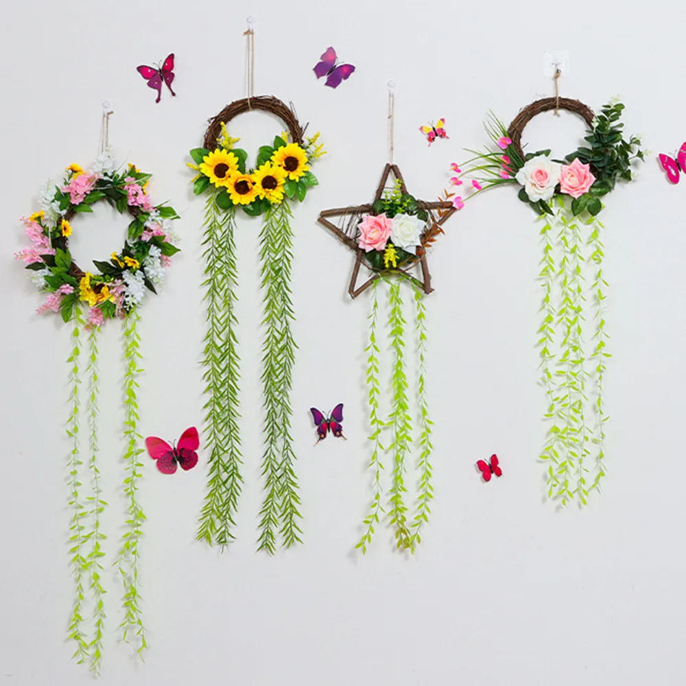 Nordic Style Simulation Green Planting Rattan Wall Decoration Creative Artificial Plants Christmas Decoration Home Décor
Nordic Style Simulation Green Planting Rattan Wall Decoration Creative Artificial Plants Christmas Decoration Home Décor