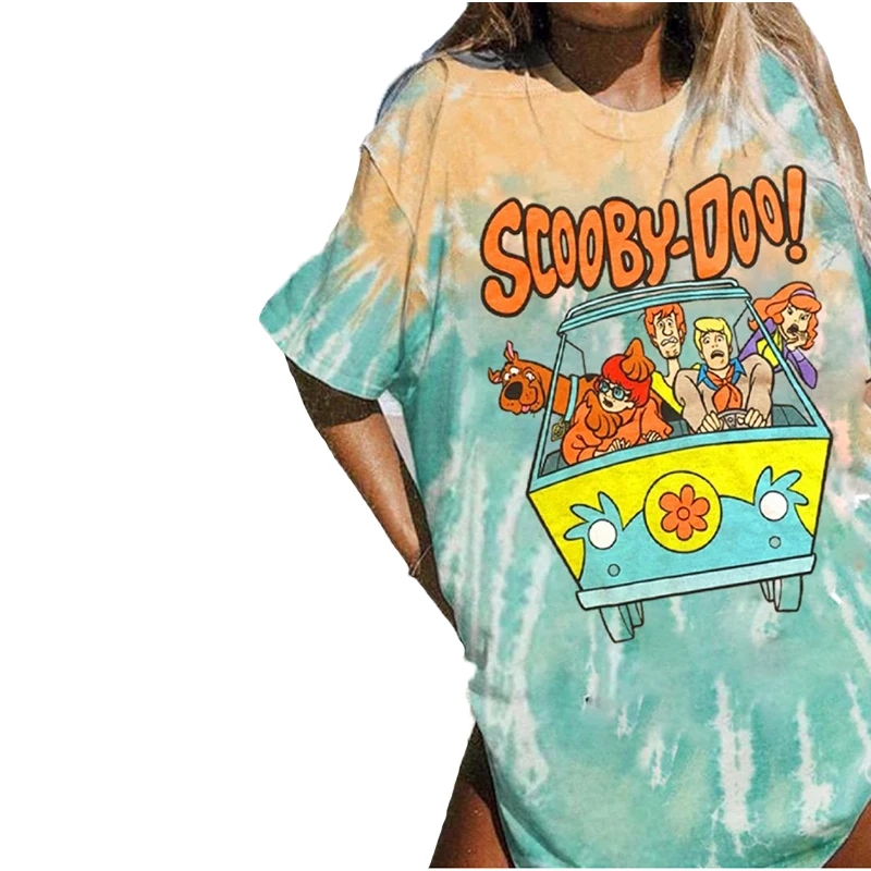 Tie Dye Cartoon Print Shirts Woman Summer Cute Letter Animal Short Sleeve Graphic Oversize Harajuku Casual Loose T-Shirt Tee Top
Tie Dye Cartoon Print Shirts Woman Summer Cute Letter Animal Short Sleeve Graphic Oversize Harajuku Casual Loose T-Shirt Tee Top