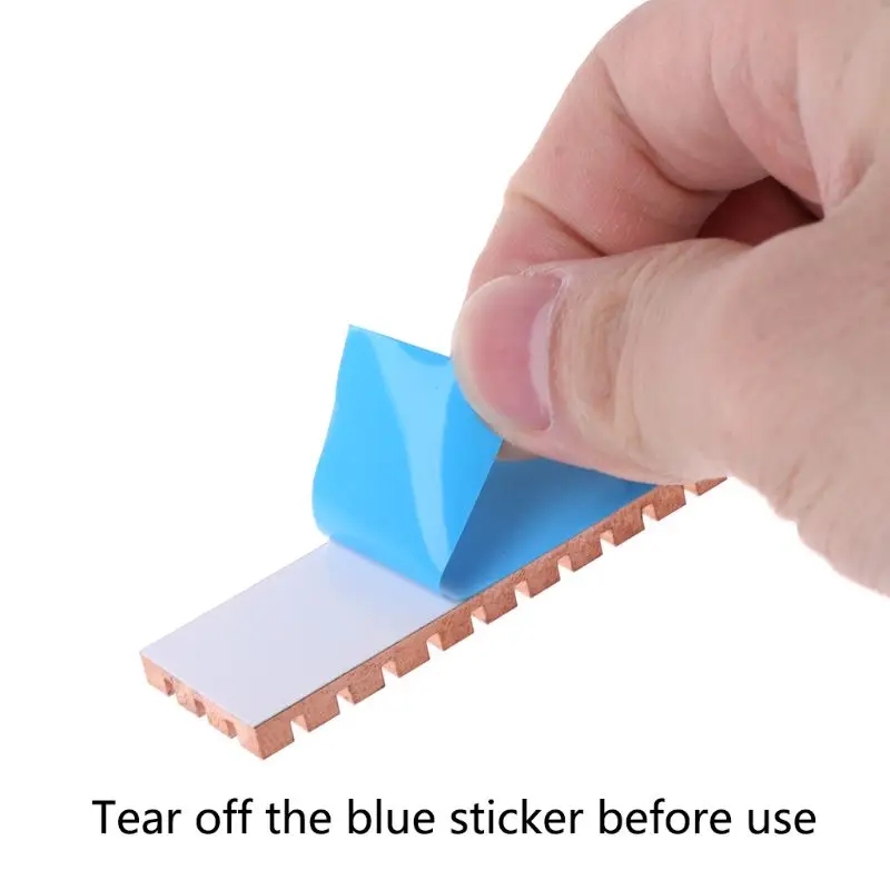 Pure Copper Heatsink Cooler Heat Sink Thermal Conductive Adhesive for M.2 NGFF 2280 PCI-E NVME SSD 70x20MM Thickness 1.5/2/3/4MM
Pure Copper Heatsink Cooler Heat Sink Thermal Conductive Adhesive for M.2 NGFF 2280 PCI-E NVME SSD 70x20MM Thickness 1.5/2/3/4MM
