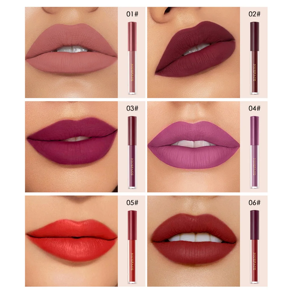 6 Colors Fashion Lipstick Set Matte Lip Gloss Set Long-lasting Non-greasy soft Natural Moisturizing Lips Makeup Fast Delivery
6 Colors Fashion Lipstick Set Matte Lip Gloss Set Long-lasting Non-greasy soft Natural Moisturizing Lips Makeup Fast Delivery