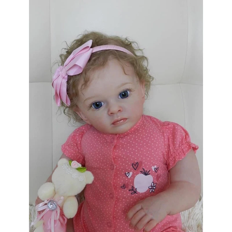 58CM Reborn Girl Tutti Reborn Doll Soft Cuddly Cloth Body Lifelike 3D Skin Paint with Genesis Paint Art Doll
58CM Reborn Girl Tutti Reborn Doll Soft Cuddly Cloth Body Lifelike 3D Skin Paint with Genesis Paint Art Doll