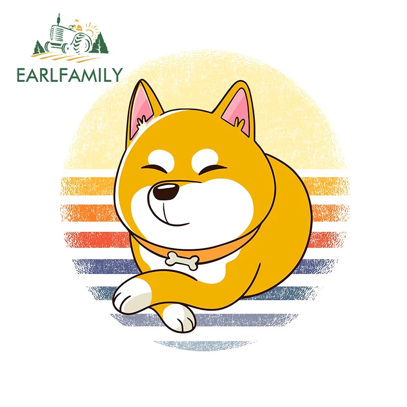 EARLFAMILY 13cm x 12.2cm for Shiba Inu Cartoon Vinyl Car Stickers Surfboard DIY Decal Scratch-Proof Refrigerator Car Styling
EARLFAMILY 13cm x 12.2cm for Shiba Inu Cartoon Vinyl Car Stickers Surfboard DIY Decal Scratch-Proof Refrigerator Car Styling