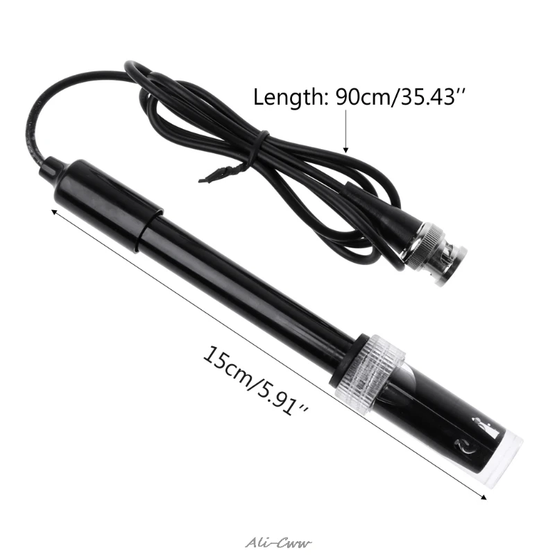 1pcs pH Electrode Sensor BNC Connector Probe E-201 pH Composite electrode E-201C New
1pcs pH Electrode Sensor BNC Connector Probe E-201 pH Composite electrode E-201C New