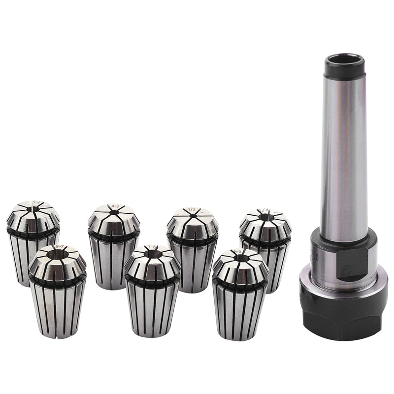 1set MT2 ER20 M10 MTB2 Collet Chuck Morse#2 Taper ToolHolder+7pcs spring collet CNC Milling Extension Rod
1set MT2 ER20 M10 MTB2 Collet Chuck Morse#2 Taper ToolHolder+7pcs spring collet CNC Milling Extension Rod