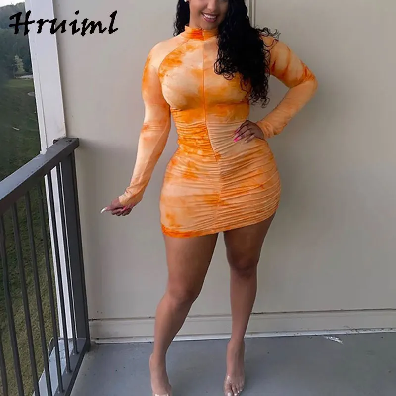 Long Sleeve Dress Women Printing O Neck Ruched Dress for Women Fashion Hot Sale Skinny Sexy Club Party Mini Vestido De Mulher
Long Sleeve Dress Women Printing O Neck Ruched Dress for Women Fashion Hot Sale Skinny Sexy Club Party Mini Vestido De Mulher