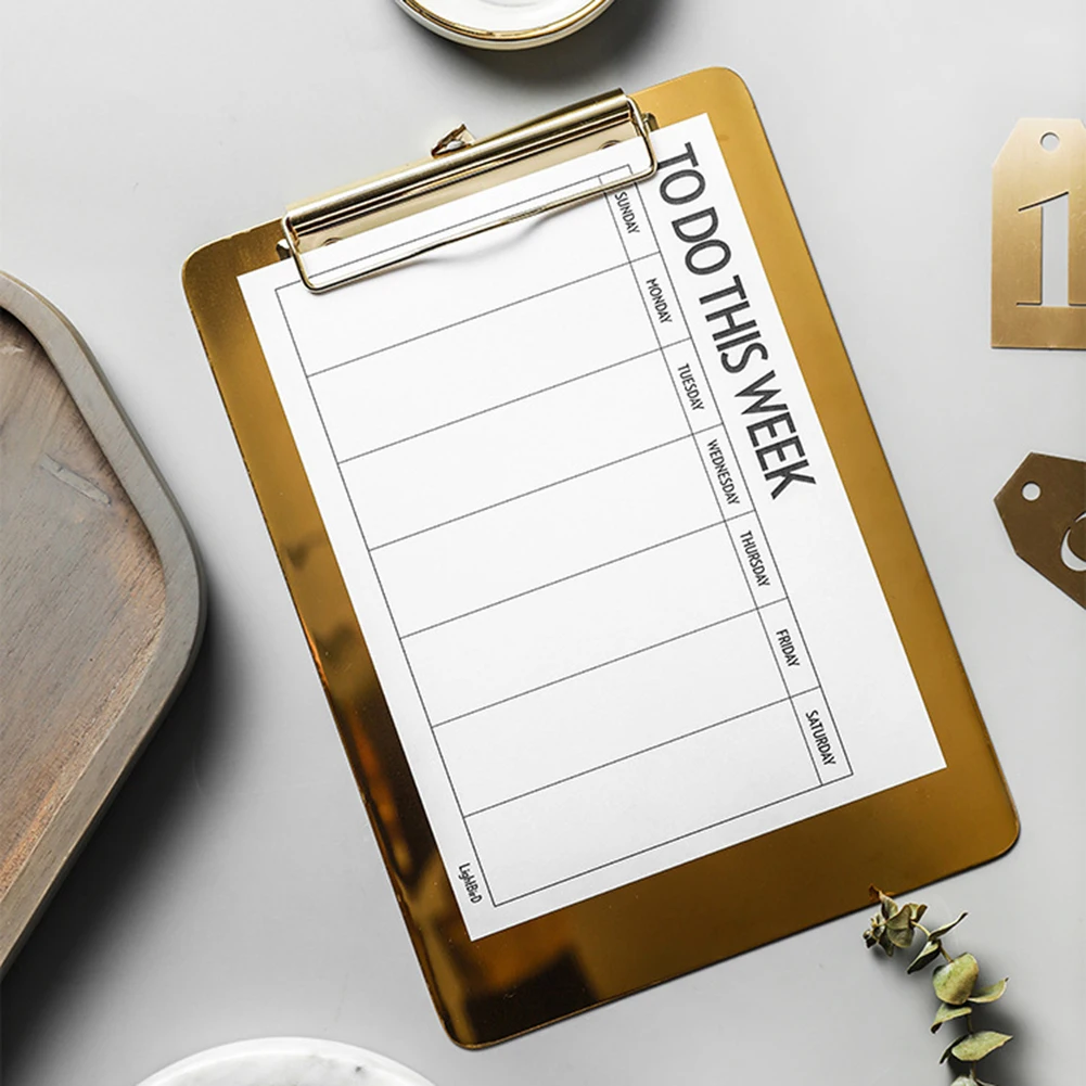9.8*7IN Nordic Style Gold Writing Pad Stainless Steel Menu Folder Data Board Restaurant Order Single Plywood Data File Folder
9.8*7IN Nordic Style Gold Writing Pad Stainless Steel Menu Folder Data Board Restaurant Order Single Plywood Data File Folder
