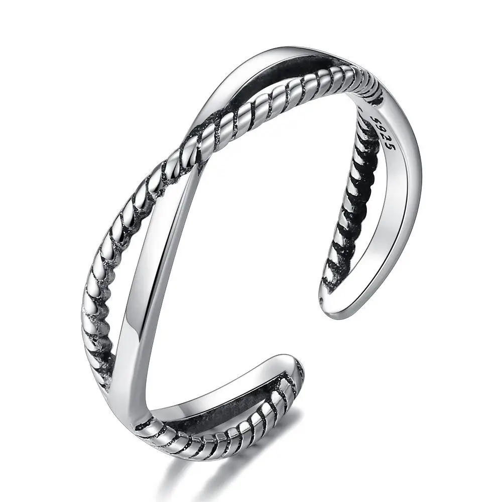 Hot Sell Fashion Cross 925 Sterling Silver Female Ring Jewelry For Women Promotion Gift Open Rings Never Fade
Hot Sell Fashion Cross 925 Sterling Silver Female Ring Jewelry For Women Promotion Gift Open Rings Never Fade