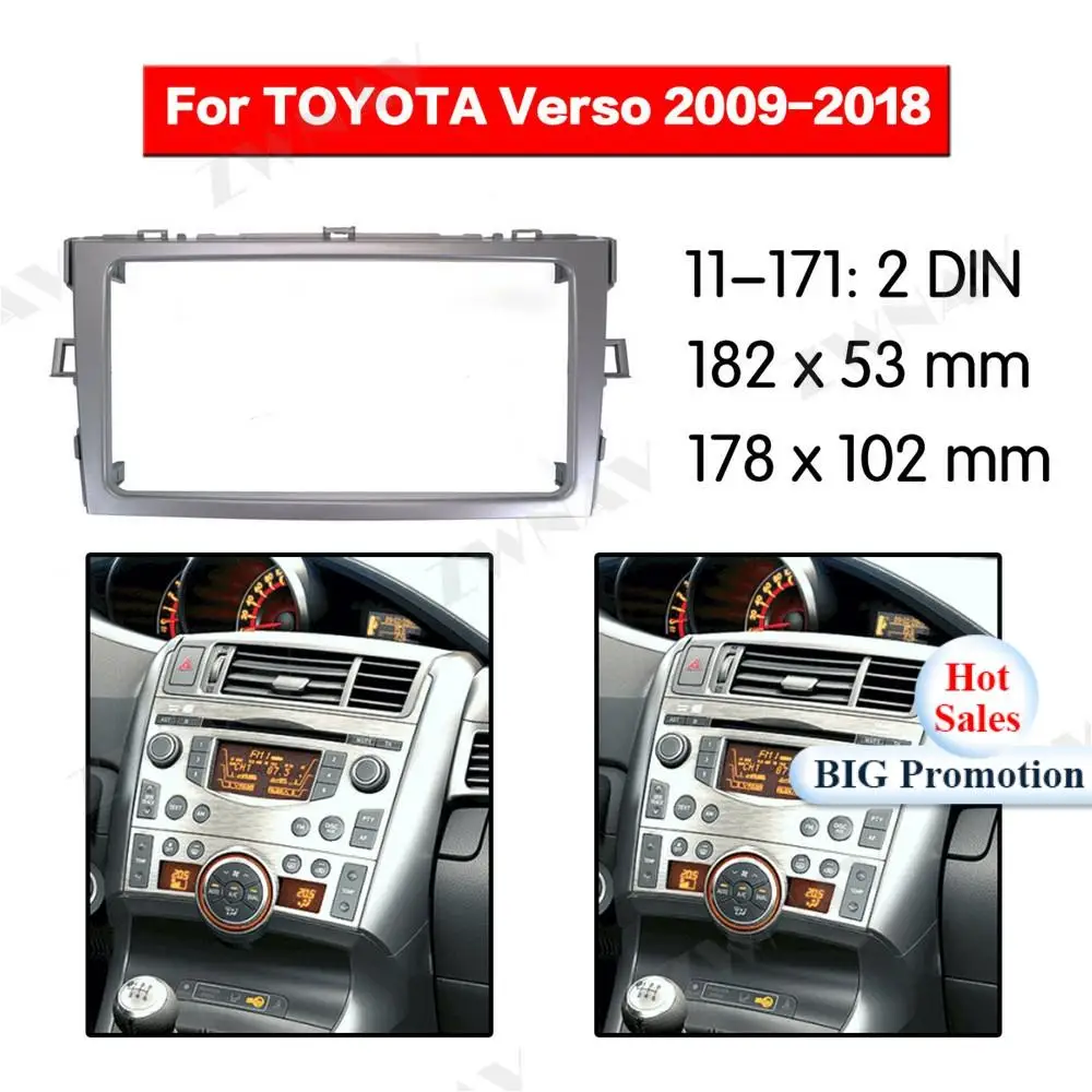 Рамка для автомобильного мультимедийного Проигрывателя для 2009-2018 Toyota Verso 2DIN, монтажная панель для автомобильной аудиосистемы, рамка для при...
Рамка для автомобильного мультимедийного Проигрывателя для 2009-2018 Toyota Verso 2DIN, монтажная панель для автомобильной аудиосистемы, рамка для при...