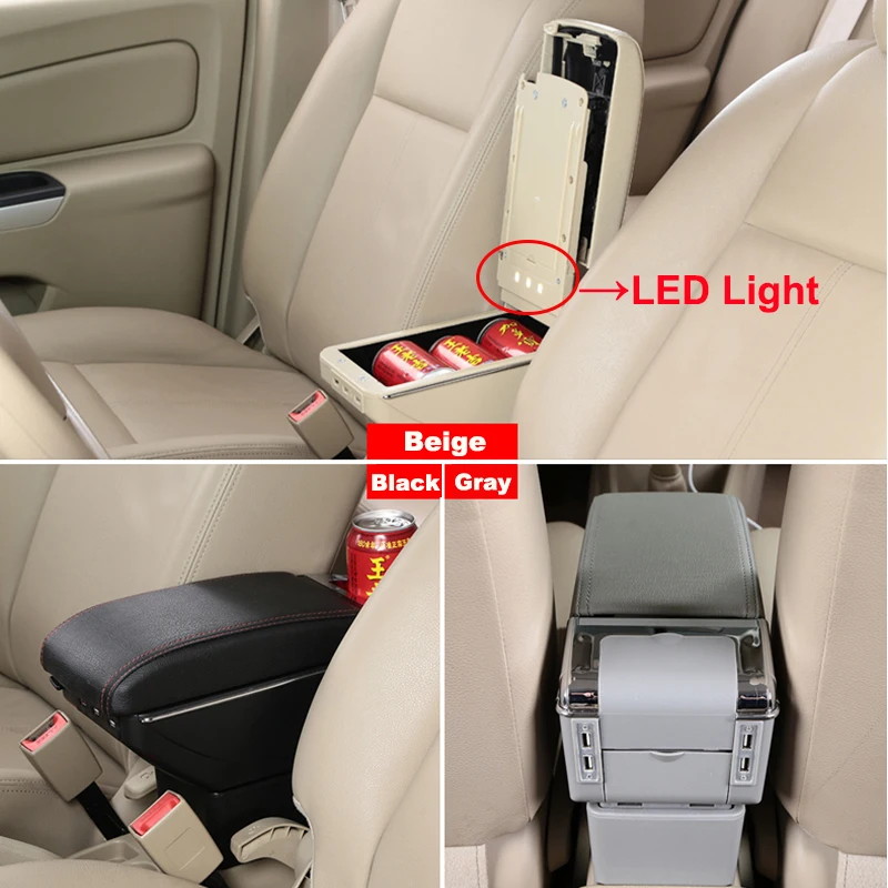 Armrest Box For SUZUKI SX4 2006-2018 USB Charging LED Light Car Arm Rest Rotatable Centre Console Storage Box Car-Styling 
Armrest Box For SUZUKI SX4 2006-2018 USB Charging LED Light Car Arm Rest Rotatable Centre Console Storage Box Car-Styling