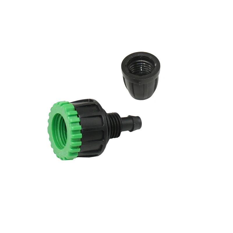 1/2" 3/4" Female To 3/8 1/2 Inch Garden Hose Barb Connector With Lock Nut For 8/11 16mm Pipe 25PCS 
1/2" 3/4" Female To 3/8 1/2 Inch Garden Hose Barb Connector With Lock Nut For 8/11 16mm Pipe 25PCS