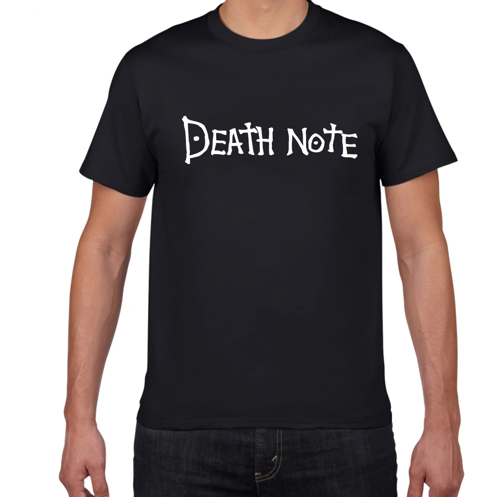 Death Note Basic Letter Printed T-shirt Men Women Anime Shirt Harajuku Hip Hop Streetwear Causal Tee Tops Unisex
Death Note Basic Letter Printed T-shirt Men Women Anime Shirt Harajuku Hip Hop Streetwear Causal Tee Tops Unisex