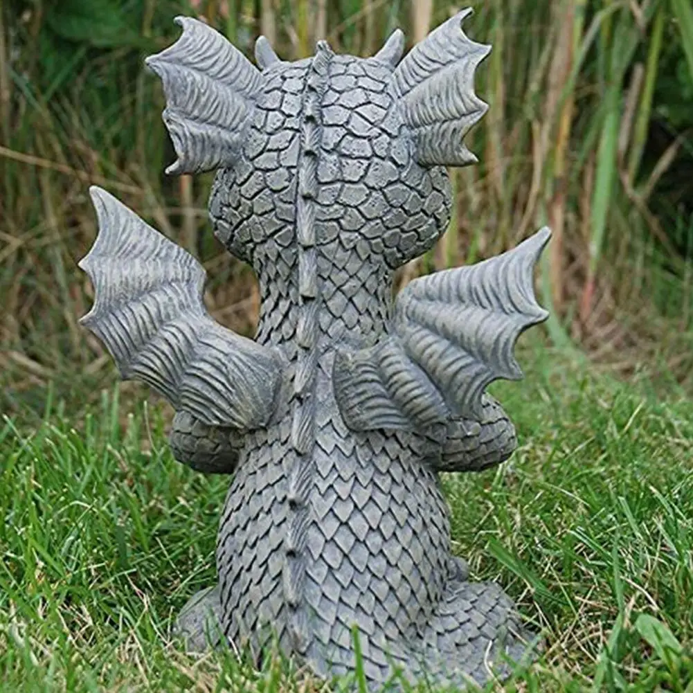 Statue Model Durable Dragon Shape Wide Application Decorative Cute Statue Display for Yard Garden Statues Sculptures Decor
Statue Model Durable Dragon Shape Wide Application Decorative Cute Statue Display for Yard Garden Statues Sculptures Decor