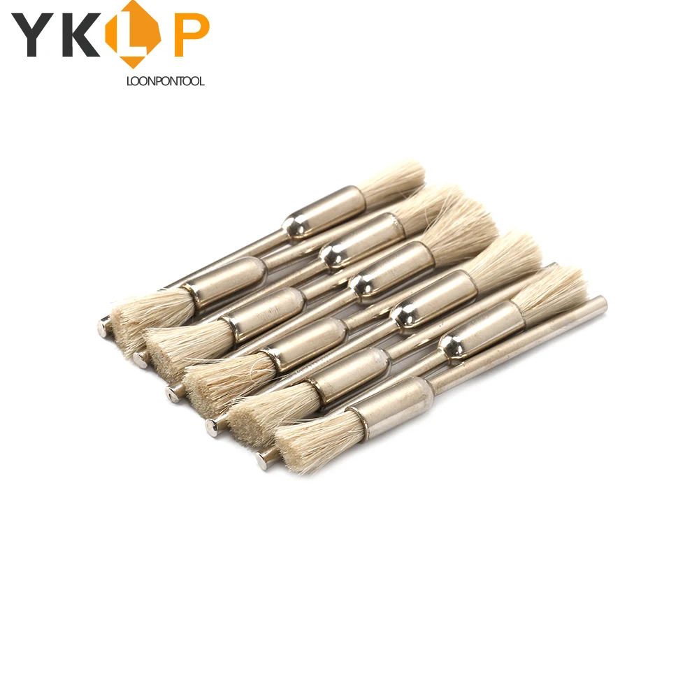 3MM Shank White Bristle Pen Brush Wheel Buffing Rotary Tool for Crevices 10Pcs
3MM Shank White Bristle Pen Brush Wheel Buffing Rotary Tool for Crevices 10Pcs