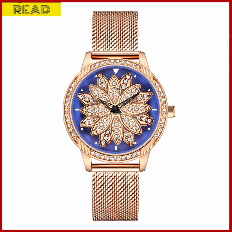 READ Brand Retro Flowers Women Waterproof Quartz Watches Stainless Steel Strap Watch Diamond Dial Ladies Quartz Wristwatches
READ Brand Retro Flowers Women Waterproof Quartz Watches Stainless Steel Strap Watch Diamond Dial Ladies Quartz Wristwatches
