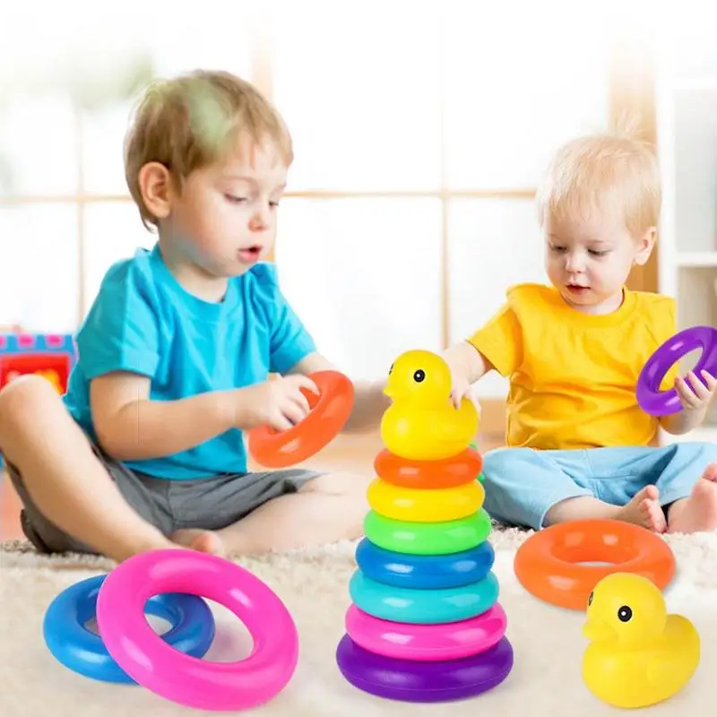 Baby Rainbow Stacking Ring Children's Puzzle Rainbow Circle Stacking Ring Block Baby Early Educational Toys Toddler Toys
Baby Rainbow Stacking Ring Children's Puzzle Rainbow Circle Stacking Ring Block Baby Early Educational Toys Toddler Toys