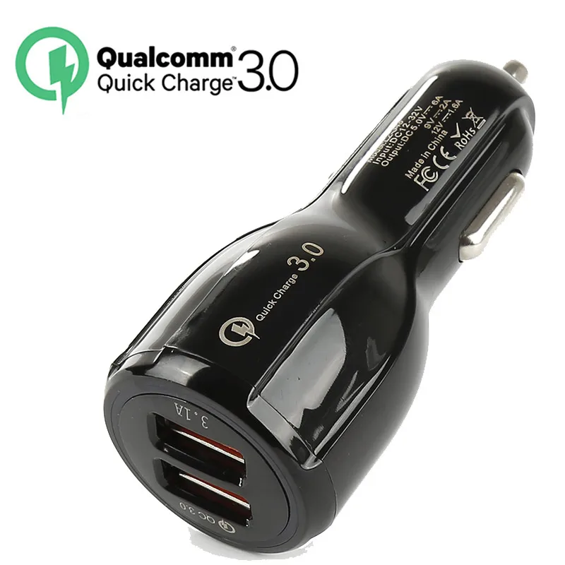 39W 6A USB Dual Car Charger For Mobile Phone Dual Usb Car Charger Qualcomm QC 3.0 Fast Charging Adapter Mini Usb Car Charger
39W 6A USB Dual Car Charger For Mobile Phone Dual Usb Car Charger Qualcomm QC 3.0 Fast Charging Adapter Mini Usb Car Charger
