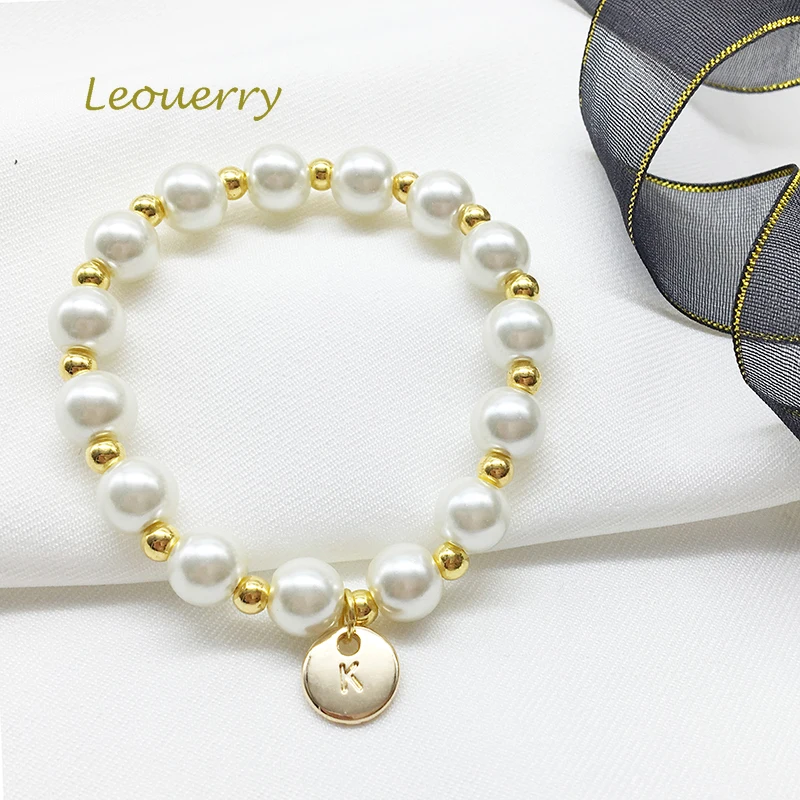 A-Z 26 Letters Flower Girl Imitation Pearl Bracelet Custom Initial Children Girls Wedding Bracelet Flower Girls Gift Idea
A-Z 26 Letters Flower Girl Imitation Pearl Bracelet Custom Initial Children Girls Wedding Bracelet Flower Girls Gift Idea